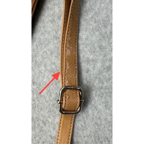 Giani Bernini Crossbody Bag Yellow Monogram Print Pocketbook Purse - Picture 6 of 13